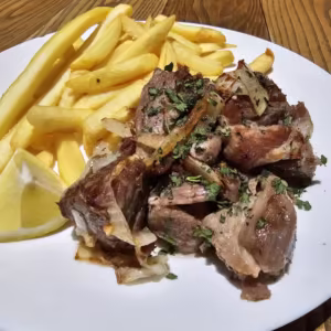 Carne de cochino frita